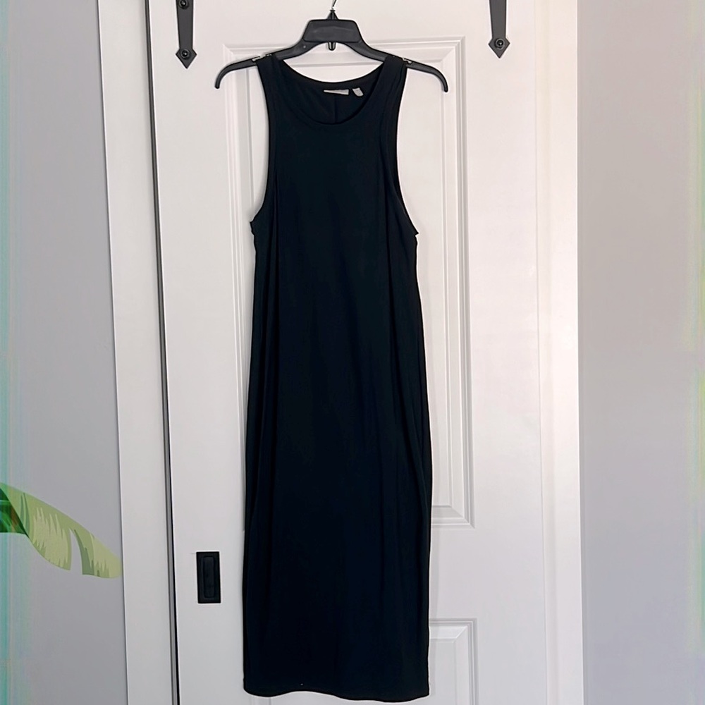 Leith mid calf jersey dress